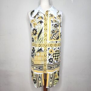 Vintage Couture 60's Mod Groovy Flower Power Shift Dress/Tunic